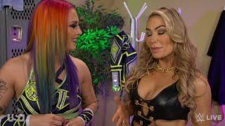 NXT Tegan Nox and Natalya in backstage 10/17/2023
