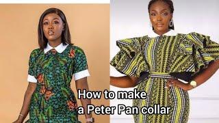 How to cut and sew 2 types of Peter Pan collar #collar #peterpan