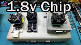 How to program 1.8v bios chip for all desktop laptop motherboard