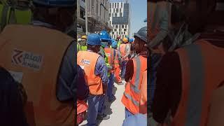 Down town Lusail Redco construction Almana Emergency Safety Meeting/MORP Expatriate