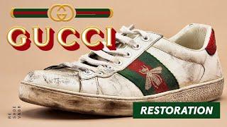 Trashed Gucci Sneakers Complete Restoration