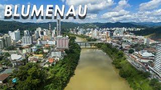 Conheça a linda historia e cidade de Blumenau em Santa Catarina em 4k