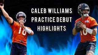  Caleb Williams practice DEBUT Highlights + Chicago Bears News (Rookie Minicamp Day 1 recap)