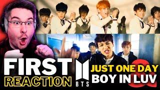 NEW K-POP FAN REACTS TO BTS 'BOY IN LUV & JUST ONE DAY' For The FIRST TIME! | BTS REACTION