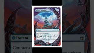 Altered Art Walkthrough of a Pact of Negation MTG Card #mtgdesign #mtgdecks #magicart #mtgfnm