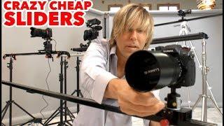 Crazy Cheap Camera Slider DIY Ideas- wacky but they WORK