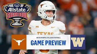 No. 3 Texas vs No. 2 Washington | Sugar Bowl SUPER PREVIEW | CBS Sports