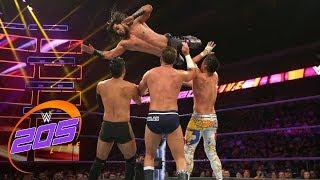Mustafa Ali vs. TJP vs. Hideo Itami vs. Drew Gulak: WWE 205 Live, July 24, 2018