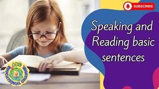 Speaking and Reading Practice Using School Supplies | What is it? | Reading Basic Sentences