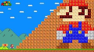 Super Mario Bros., but Mario Tries to Collect 999 Item Blocks...