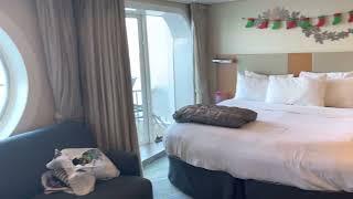 Royal Caribbean’s Oasis of the Seas Ultra Spacious Ocean View Balcony Cabin 7330