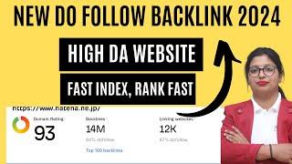 90+ DR Dofollow Backlinks Instant Approval 2024 | Free Backlink Submission
