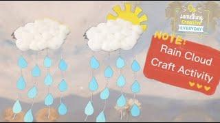 Rain Cloud Craft Activity