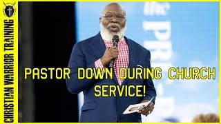 Pastor Goes Down During Shocking Sermon Moment!