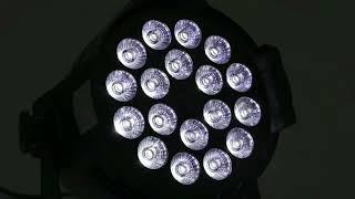 U`King Par Lights LED Stage Light 18x10W High Power RGBW with Remote