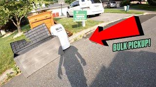 Bulk Trash Collection Day! - Garbage Picking Ep. 925