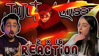 SUKUNA IS INSANE!!  Jujutsu Kaisen Season 2 Episode 16 REACTION! | 2x16 "Thunderclap"