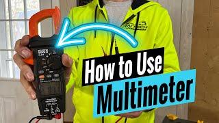 How to Test for Volts & Amps | Klein CL800 Multimeter