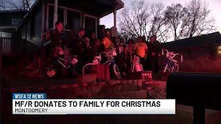 Montgomery Fire/Rescue donates to family for Christmas