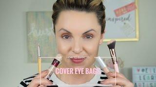 How To Hide & Conceal Under Eye Bags || Basic 101 - Elle Leary Artistry