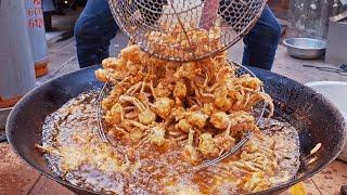 五告香！夜市炸螃蟹, 香蒜蟹腳 - 螃蟹三兄弟/Fried Crab with Garlic, Fried Crab Claw-Night Market Food