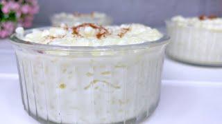 Easy Creamy Vanilla rice pudding