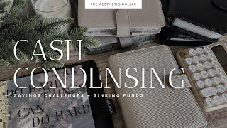 Cash Condensing | $1,500 Going to our Savings | Savings Challenges | Cash Stuffing for Beginners