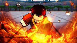 i Used FIREBENDING as ZUKO in ROBLOX Heroes Battlegrounds