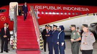 Kedatangan Presiden Jokowi dari Abu Dhabi, Pangkalan TNI AU Halim Perdanakusuma, 18 Juli 2024