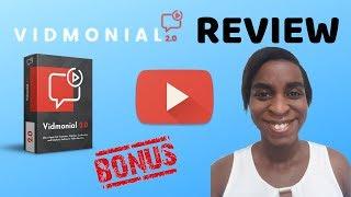 Vidmonial 2 0 Review + Bonuses