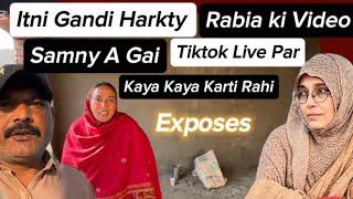 Rabia Ahmed Vlogs || TikTok Live Par Itni Gandhi Harkty || Videos Samny A Gai