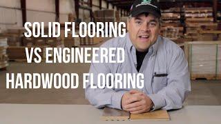 Solid Hardwood Flooring vs  Engineered Hardwood Flooring-ReallyCheapFloors.com Q&A Show