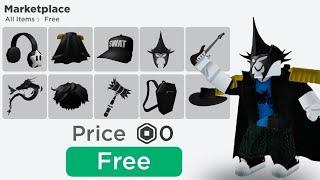 *BLACK ITEMS* EASY ways to get FREE ROBLOX ITEMS!