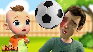 Ouch! Daddy Got a Boo-Boo!  | Boo Boo Song | Minibus Nursery Rhymes & Kids Songs