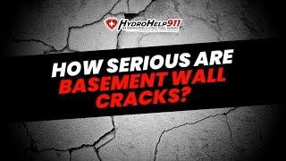 How Serious Are Cracks in Basement Walls? | HydroHelp911 Basement Wall Crack Repair Services