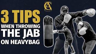 3 Tips When throwing the jab on the Heavy Bag [ Important information ]