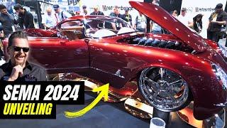 Dave Kindig Reveals RIDLER WINNING Twelveair Custom 1953 Corvette Concept at SEMA 2024