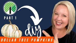 Transform Dollar Tree Pumpkins into High-End Fall Decor