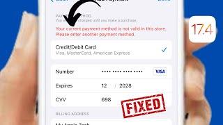 Fixed: Your current payment method is not valid in this store. please enter another payment method