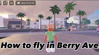 Here’s a tutorial how to fly in Berry Ave️