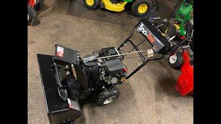 How to start Ariens Snow Tek snow thrower