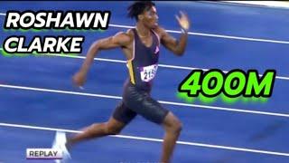 ROSHAWN CLARKE WINS MEN'S 400M AHEAD OF MALIK JAMES KING | GIBSON RELAYS 2024 #athletics