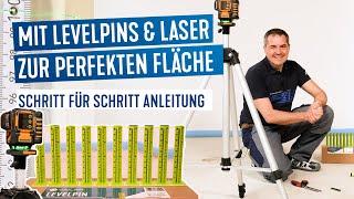 Perfekt ebene Böden mit Levelpins: Profi-Tipp für Handwerker | UZIN.TV