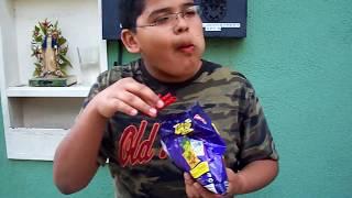 Bryan Mena Takis Fuego 2 minute Eating Challenge