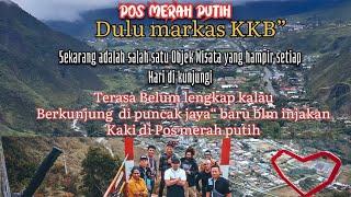 Markas KKB yang di rebut oleh aparat keamanan “Sekarang menjadi Obejek/ikon wisata Kab. Puncak jaya.