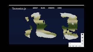 Tectonics.js 1 billion years in the future