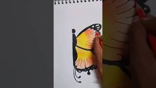 #mandala art # with butterfly  # beautiful# easy