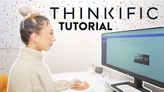 HOW TO CREATE AN ONLINE COURSE ON THINKIFIC | Easy Tutorial for Beginner Course Creators