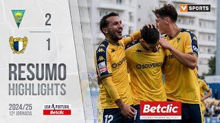 Resumo: Estoril 2-1 Famalicão (Liga 24/25 #12)