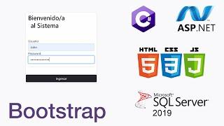 ASP.NET C || LOGIN básico con procedimientos almacenados y Sesiones desde cero (SQL, CSS, JS)[2021]